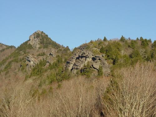 GrandFather Mountainの山頂部
